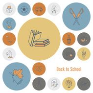 school and education icons N343