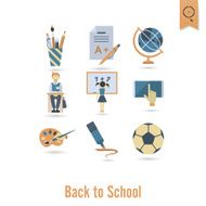 school and education icons N346