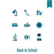 school and education icons N350