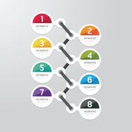 Modern infographics design options banner Vector illustration N4