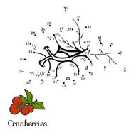 Numbers game fruits and vegetables (cranberries) N2