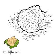 Numbers game fruits and vegetables (cauliflower) N2