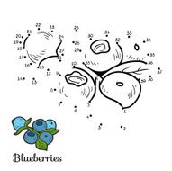 Numbers game fruits and vegetables (blueberries) N2