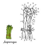 Numbers game fruits and vegetables (asparagus) N2