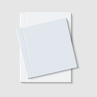 vector modern books or brochure on white