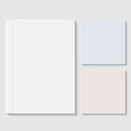 vector modern books or brochure on white N2