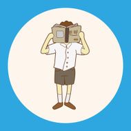 student cartoon theme elements N60