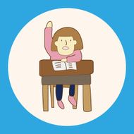 student cartoon theme elements N63