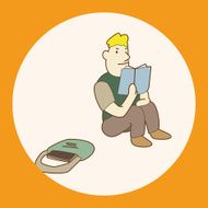 student cartoon theme elements N65