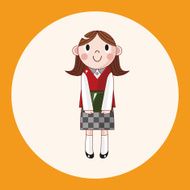 student cartoon theme elements vector eps N23