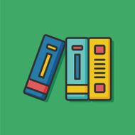 notebook color line icon N2