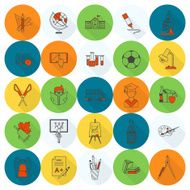 school and education icons N352