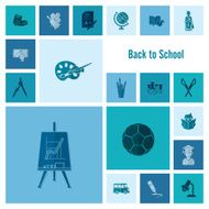 school and education icons N359