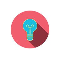 Lamp icon Idea and solution sign N6