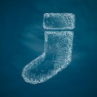 christmas sock icon