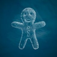 gingerbread man icon