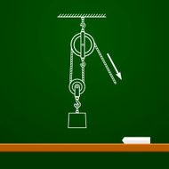 Loaded Movable Pulleys with spring and rope physics on board N3