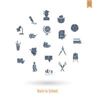 school and education icons N393