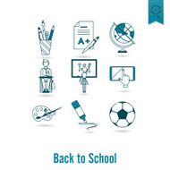 school and education icons N398