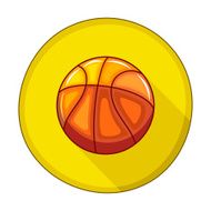 Basketball flat icon