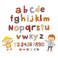 ABC for kids alphabet illustration vector kids children fun N2