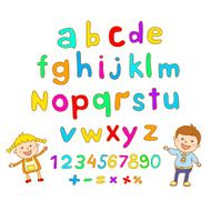 ABC for kids alphabet illustration vector kids children fun N5