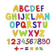 ABC for kids alphabet illustration vector kids children fun N17