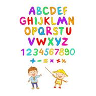 ABC for kids alphabet illustration vector kids children fun N18