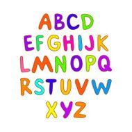 ABC for kids alphabet illustration vector kids children fun N19