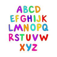 ABC for kids alphabet illustration vector kids children fun N20