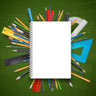 Notepad and pens N2