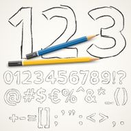Handdrawn font N2