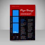 Site layout for design - flyer N6