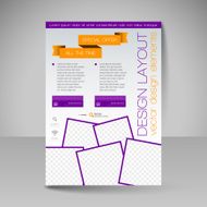 Site layout for design - flyer N9