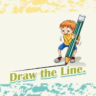 Idiom draw the line