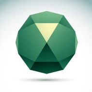 Abstract vector 3D geometric object clear eps 8 N2