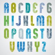 Halftone print dots textured bold font with rounded corners