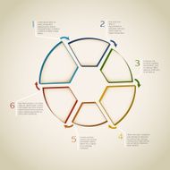 Vector infographic background N6