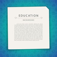 Colorful Education Background with Copy Space