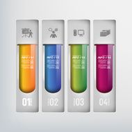 Modern design for business info graphic N8
