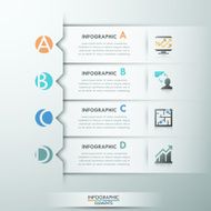 Modern infographic option banner N6
