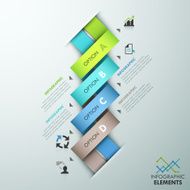 Modern infographic option banner N7