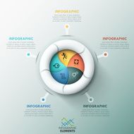 Modern infographics options banner N78