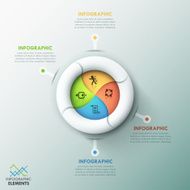 Modern infographics options banner N79