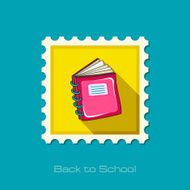 Notebook flat stamp