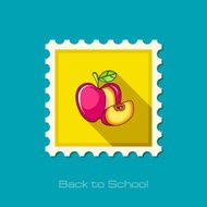 Apple flat stamp