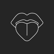 tongue line icon N2
