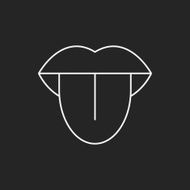 tongue line icon N6