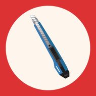 stationary utility knife theme elements vector eps