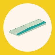 stationary ruler theme elements vector eps N2